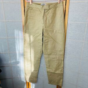Women's Sz‎ 8 Vintage 90's Bagatelle Beige Cream Leather Pants